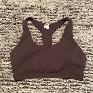 Medium Fabletics Sports Bra - Grey/Purple
